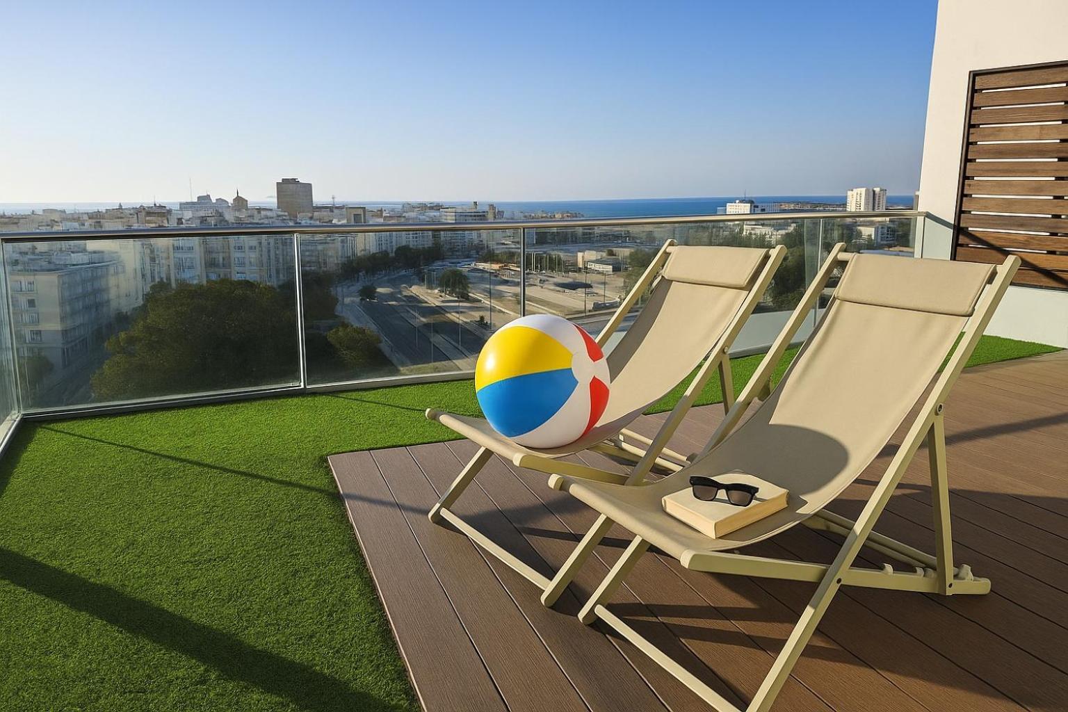 Skyline - Penthouse With 50M2 Private Terrace And Stunning Views Apartment กาดิซ ภายนอก รูปภาพ